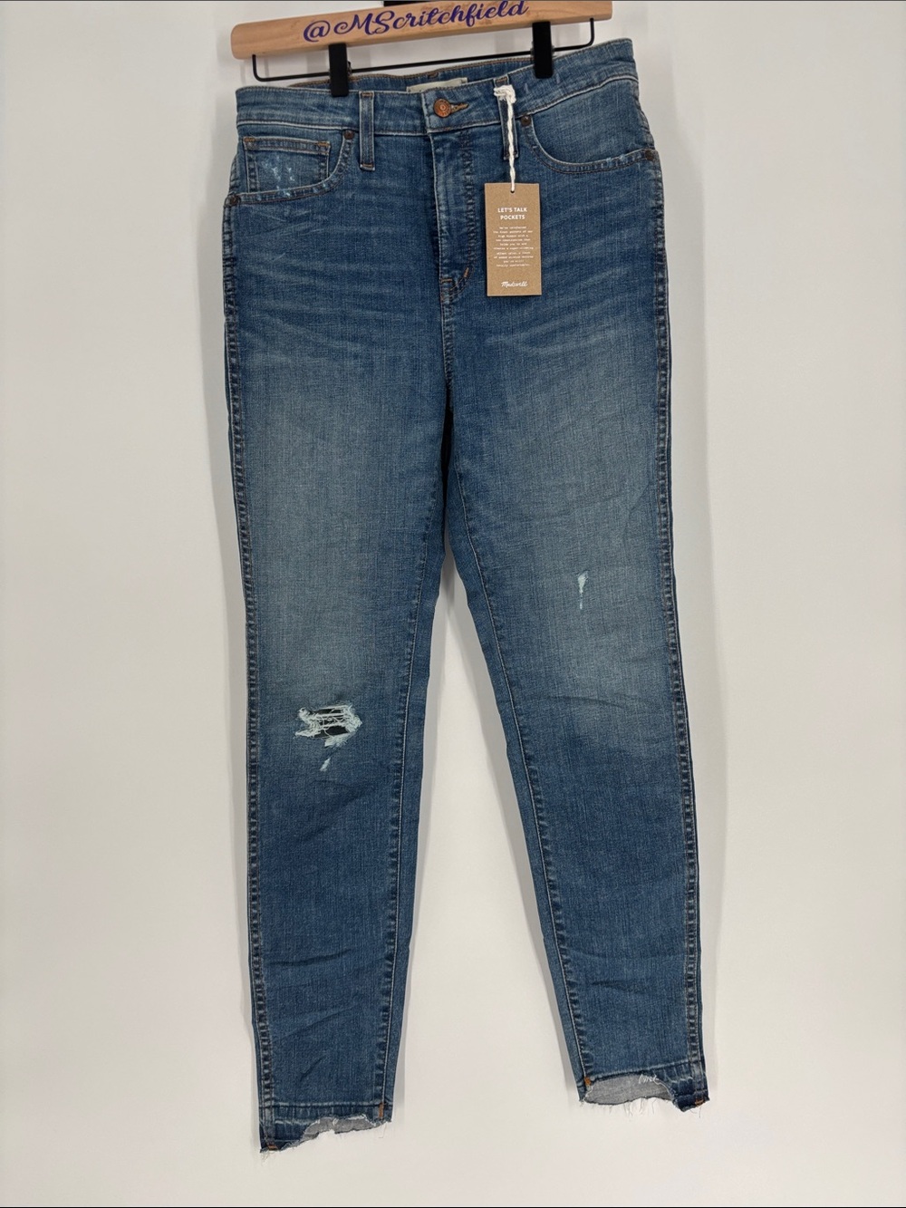 Madewell Curvy High Rise Skinny 29 new